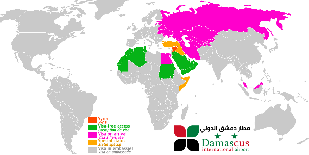 Visas And Entry Conditions In Syria